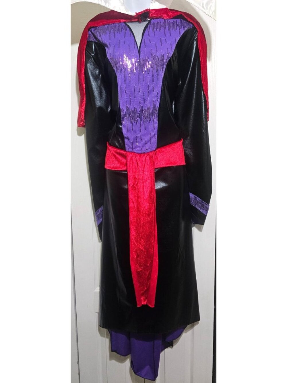 Evil Queen Adult Costume Disney Villains Snow White Disguise Dress Crown Women's - Picture 4 of 7